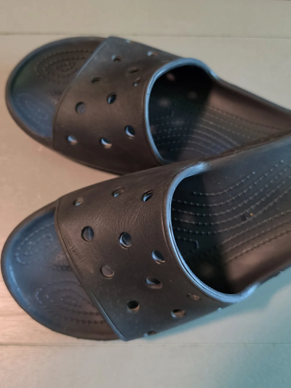 CROCS Men's Black Slide Sandals